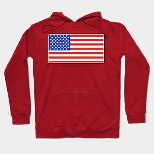 pixel art of american flag Hoodie